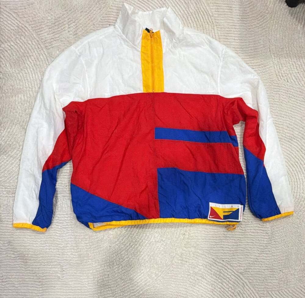 Nike Flight Jacket Size XL Color Block Windbreaker